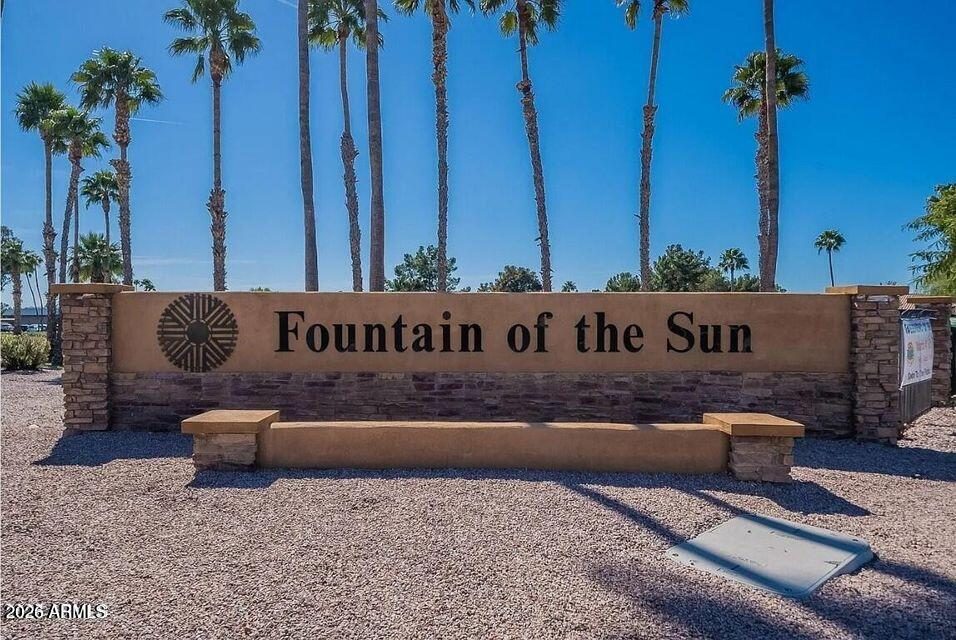 Fountain of the Sun community entrance monument