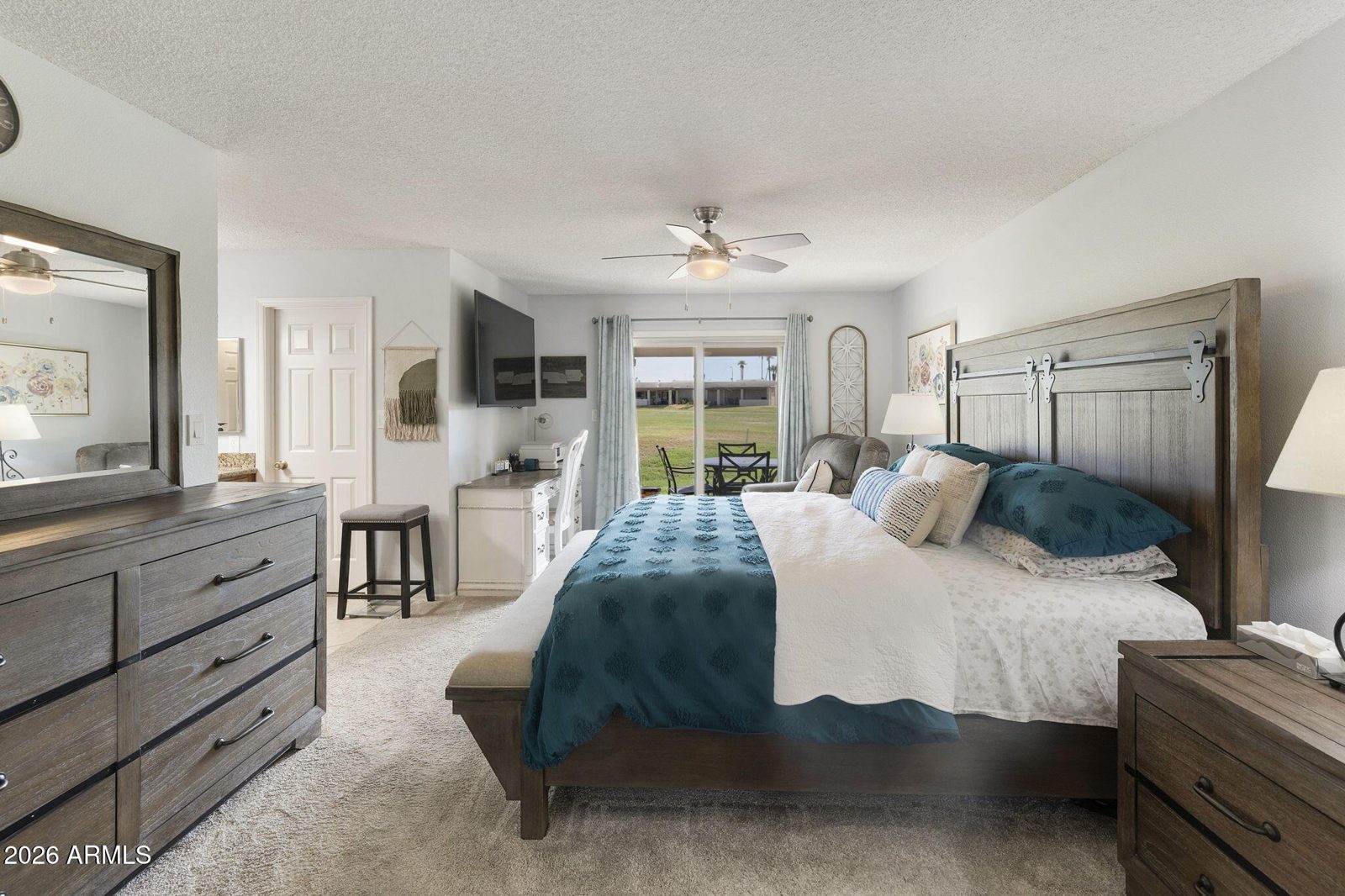 Spacious primary suite — spacious primary bedroom with walk-in closet